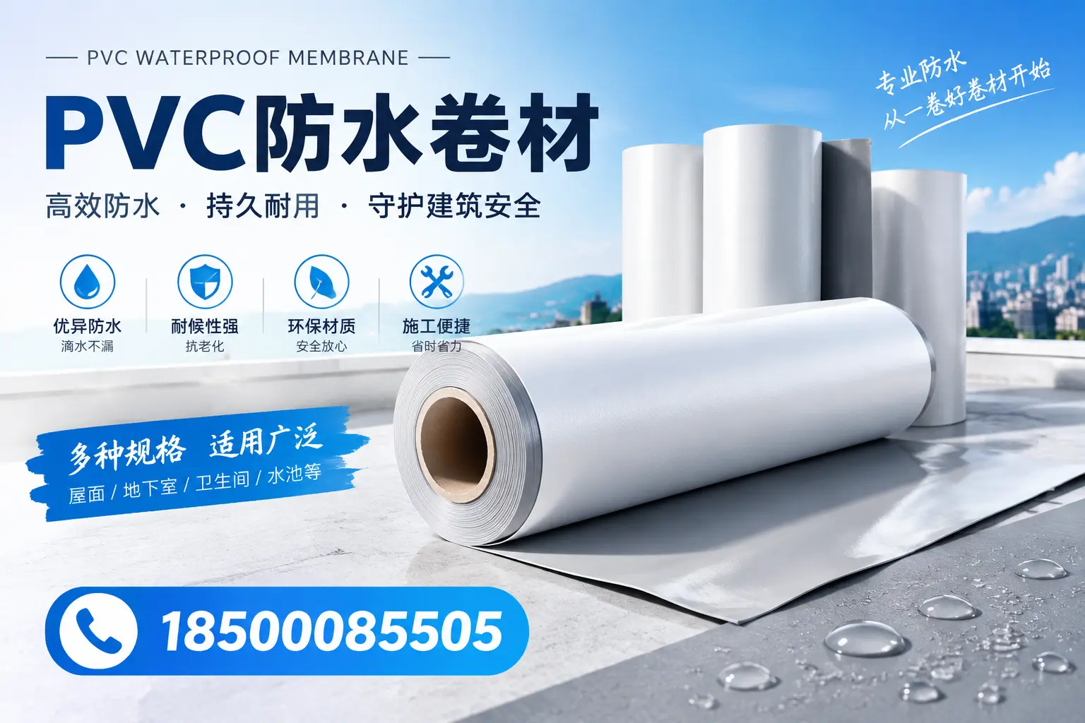 如何选择适合的PVC防水卷材?专家为您解答焦作的需求